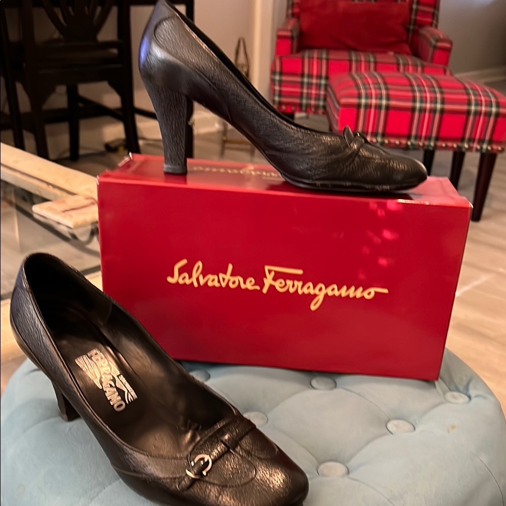 Salvatore Ferragamo Black Heels